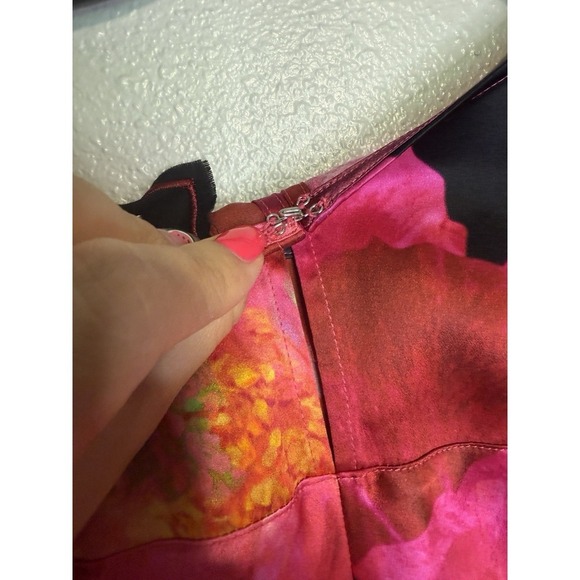 Johnny Was Silk Floral Bloom A-line Max Dress NWT Womens Size XS - Picture 9 of 10